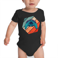 Snapping Turtle Hexa Retro Sea Animal Snapping Turtle Lover T Shirt Baby Bodysuit | Artistshot