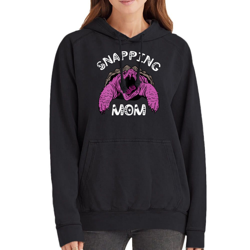 Womens Snapping Mom Reptile Sea Animal Aligator Snapping Turtle T Shir Vintage Hoodie | Artistshot