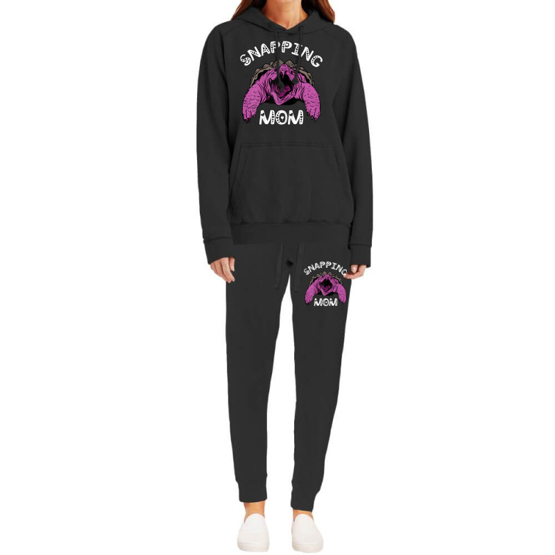 Womens Snapping Mom Reptile Sea Animal Aligator Snapping Turtle T Shir Hoodie & Jogger Set | Artistshot