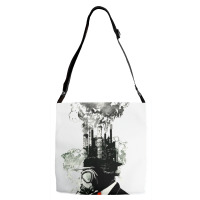 Illustration In Daily Life Adjustable Strap Totes | Artistshot