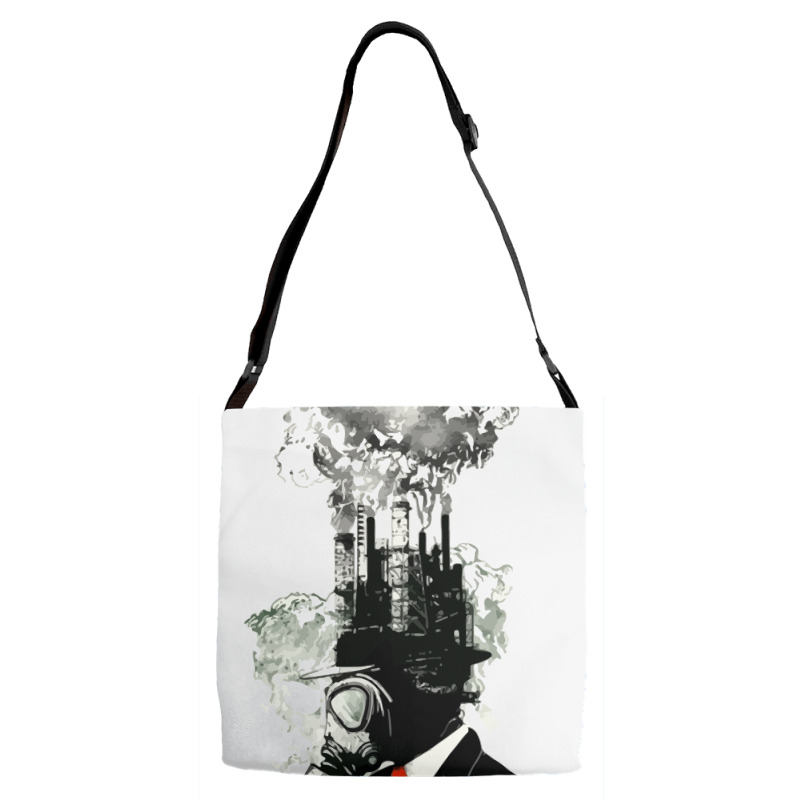 Illustration In Daily Life Adjustable Strap Totes | Artistshot