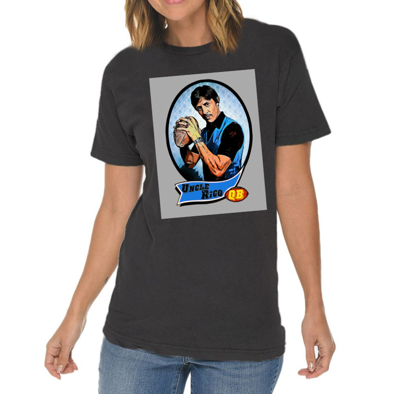 Uncle Rico Football Card Greeting Card Vintage T-Shirt by ShelaRenayKaeser | Artistshot