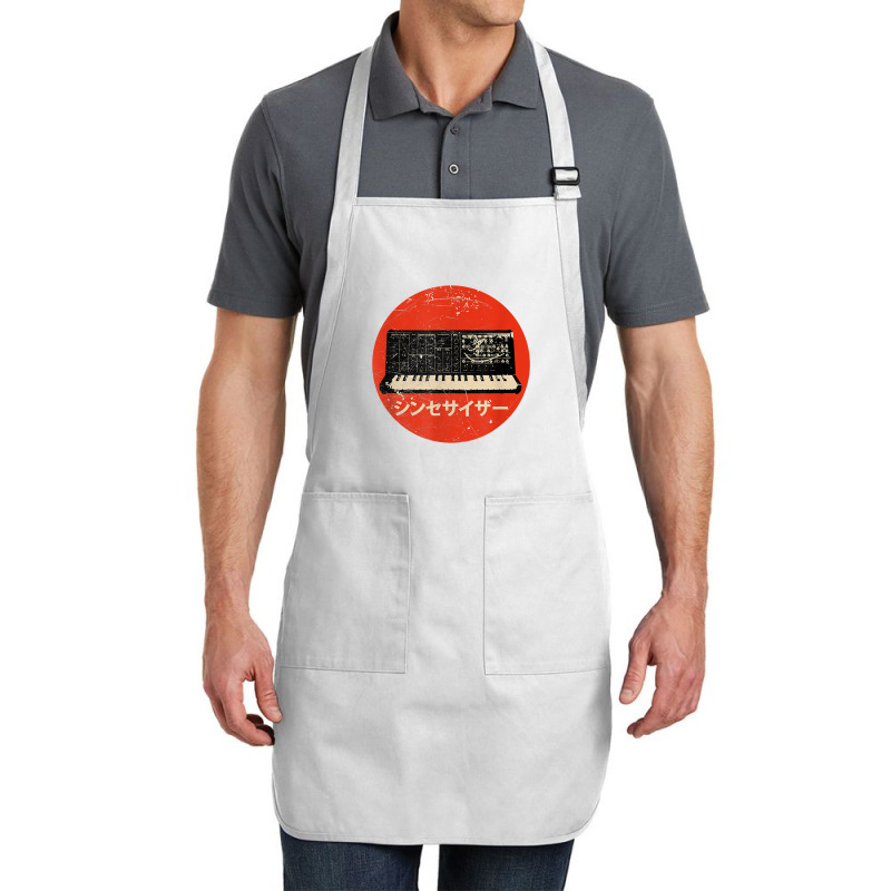 Vintage Synthesizer   Japanese Analog Retro T Shirt Full-length Apron | Artistshot