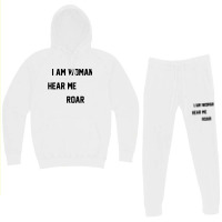 I Am Woman Hear Me Roar Hoodie & Jogger Set | Artistshot