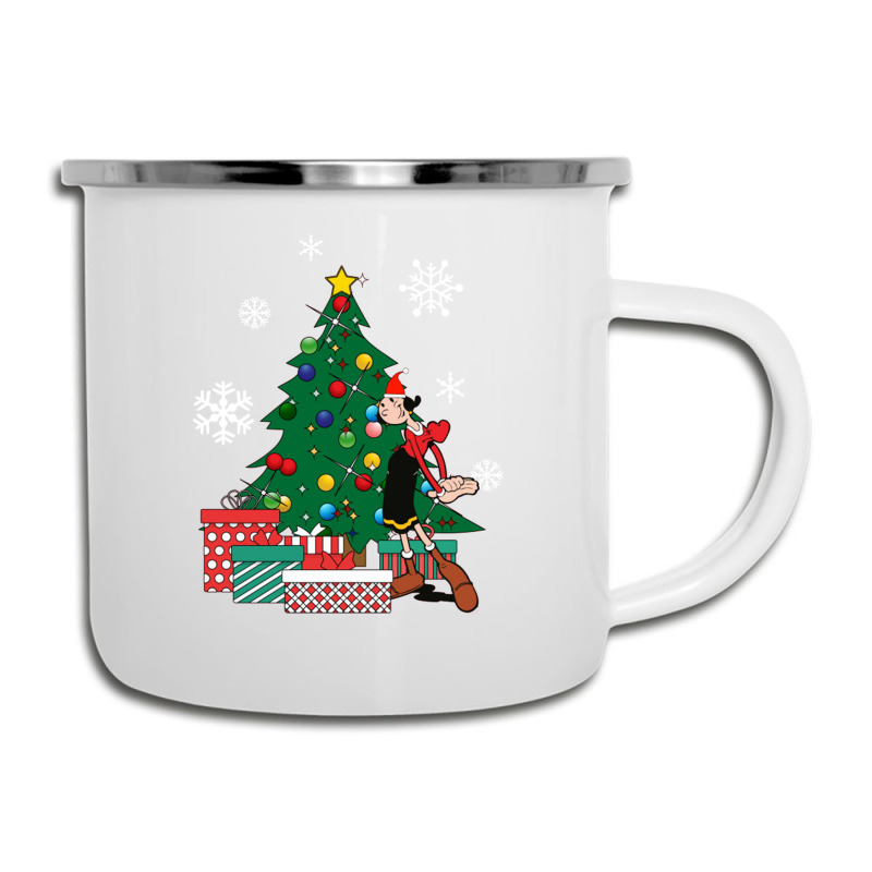 Olive Oyl Around The Christmas Tree Popeye Camper Cup | Artistshot