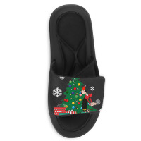 Olive Oyl Around The Christmas Tree Popeye Slide Sandal | Artistshot