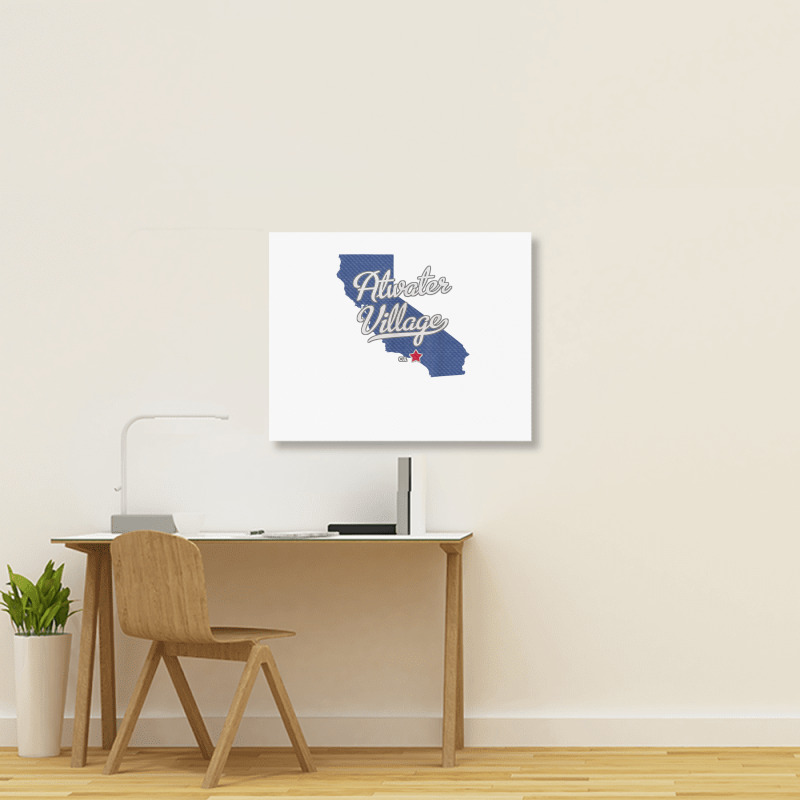 Atwater Village California Los Angeles Ca Map T Shirt Landscape Canvas Print | Artistshot