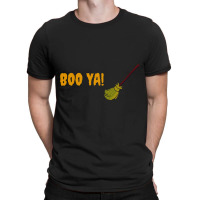 Boo Ya! (black)-halloween Ghost Shirt Halloween Unisex Shirt Halloween T-shirt | Artistshot