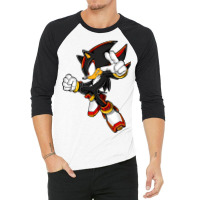 Super Black Hedgehog 3/4 Sleeve Shirt | Artistshot