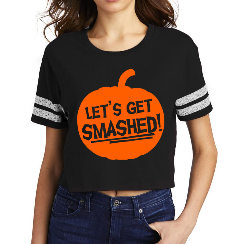 Pumpkin Smashed Scorecard Crop Tee by KaleighWilliams | Artistshot