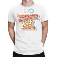 Fun Retro Style Neurodiversity And Autism Flap Your Hands T Shirt T-shirt | Artistshot