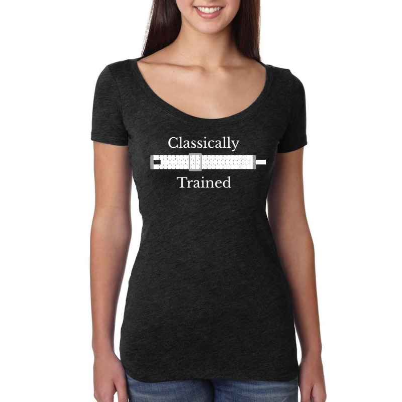 Classically Trained Slide Rule Mechanical Analog Calculator T Shirt Women's Triblend Scoop T-shirt by keylonnsrosol5d | Artistshot