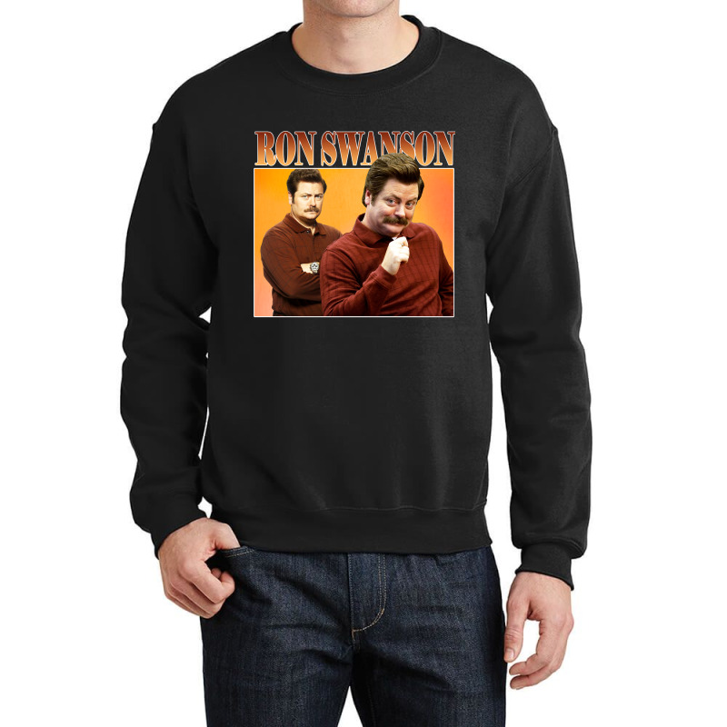 Character Animated Burt Macklin For Men Women Crewneck Sweatshirt by ArtistNoah | Artistshot