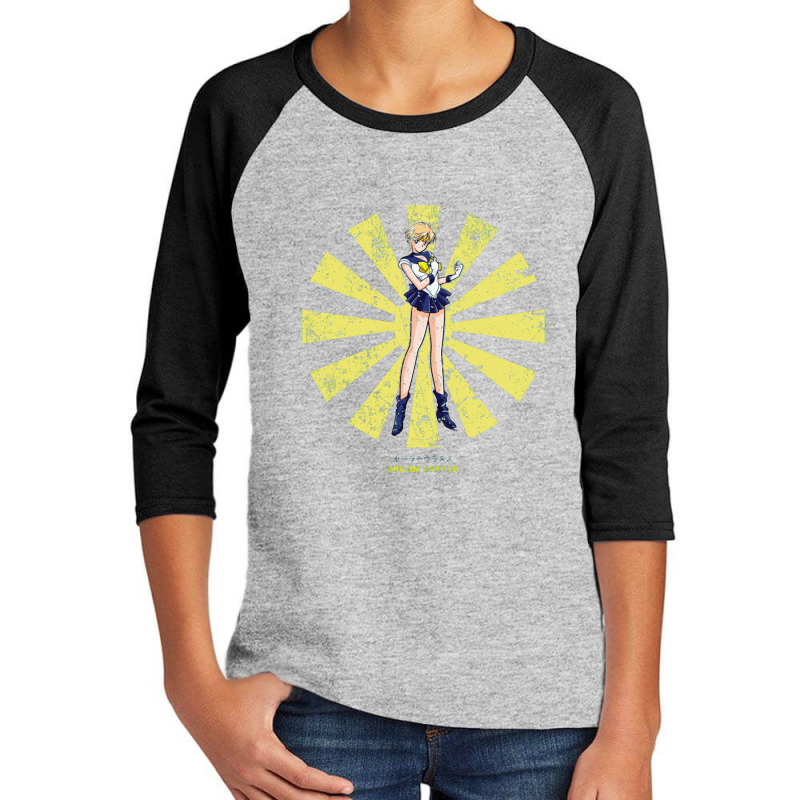 Sailor Moon Uranus Retro Japanese Youth 3/4 Sleeve by skystarsdrawing | Artistshot