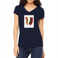 Native American Headdress Women's V-neck T-shirt | Artistshot