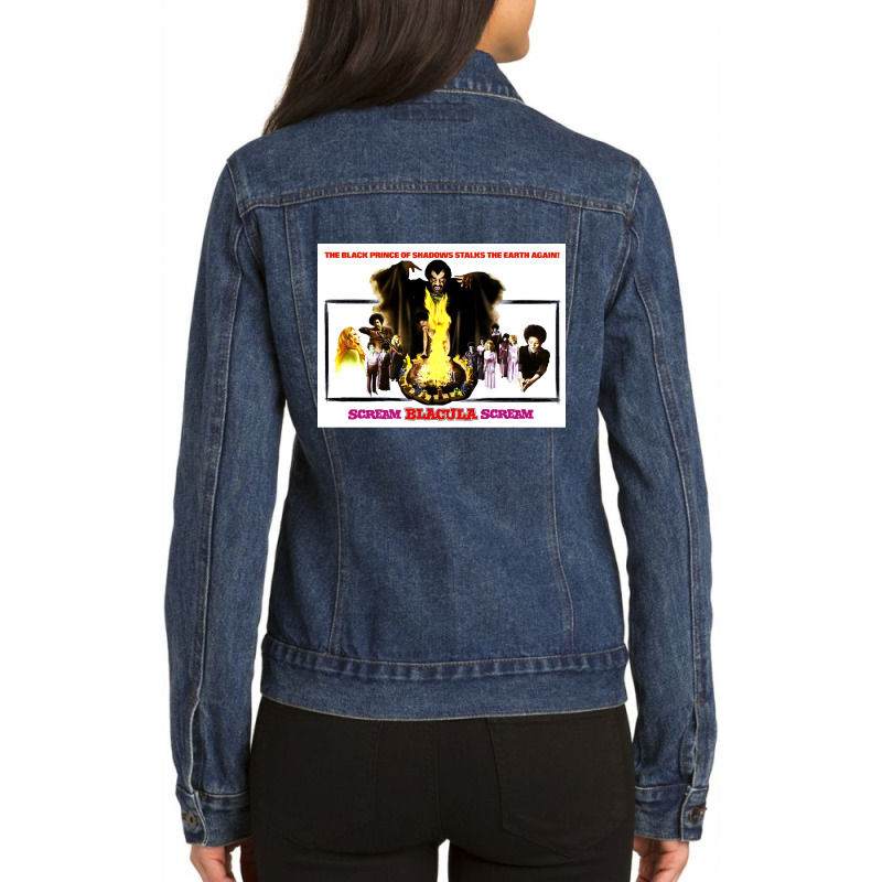 Music Retro Vampires Gift Men Ladies Denim Jacket by ArtistKelton | Artistshot