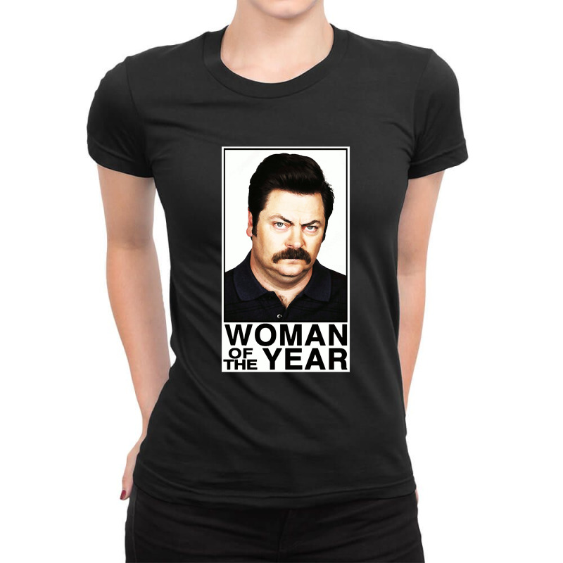 Lover Gift Ron Swanson Gifts Men Ladies Fitted T-Shirt by ArtistNoah | Artistshot