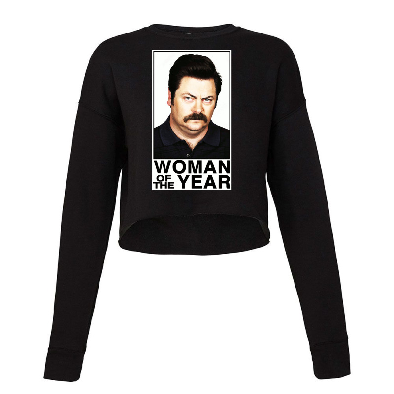 Lover Gift Ron Swanson Gifts Men Cropped Sweater by ArtistNoah | Artistshot