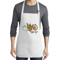 Boo Jee Leopard Funny Halloween Ghost T Shirt Medium-length Apron | Artistshot