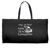 Funny Viking Longship Designs Weekender Totes | Artistshot