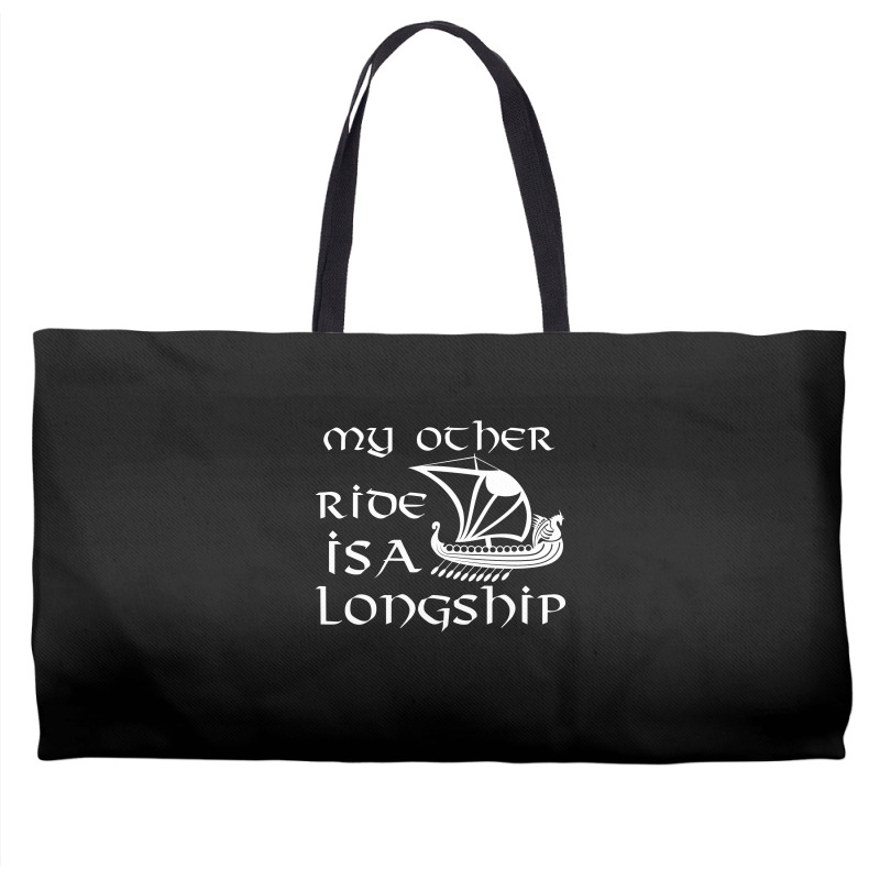 Funny Viking Longship Designs Weekender Totes | Artistshot