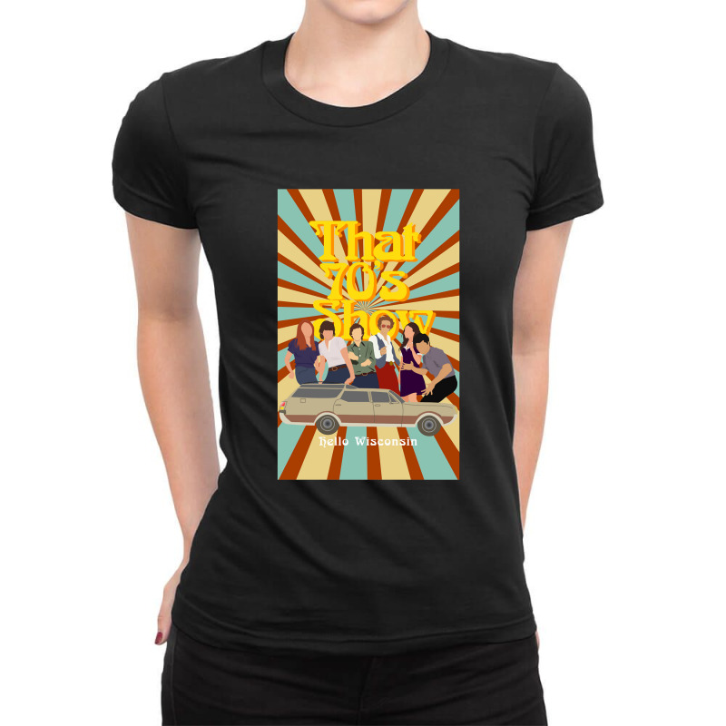 Vintage Retro Burt Macklin Funny Gift Ladies Fitted T-Shirt by ArtistNoah | Artistshot