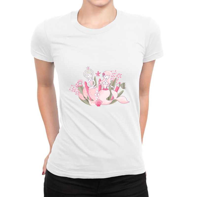 Mermaids Ladies Fitted T-Shirt by Disgus_Thing | Artistshot