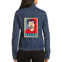 Women Men Burt Macklin Call Me Ladies Denim Jacket | Artistshot