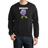 Broken With Flower [tb] Crewneck Sweatshirt | Artistshot