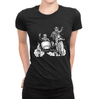 Motorcycle Sidecar Fans Motorcyclists T Shirt Ladies Fitted T-shirt | Artistshot