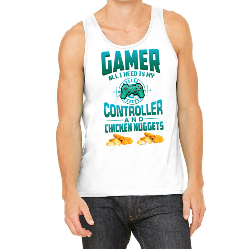 Gamer  For Kids Adults Video Games Chicken Nuggets Tank Top | Artistshot