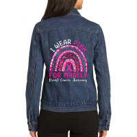 Mens Best Mom Dinosaur My Favorite People Ladies Denim Jacket | Artistshot