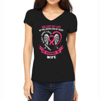 Music Vintage Woman Breast Day Gift Women's V-neck T-shirt | Artistshot