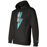 Snakeskin Lightning Bolt Animal Print T Shirt Champion Hoodie | Artistshot