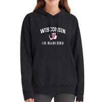 Wisconsin Go Badgers Vintage Hoodie | Artistshot