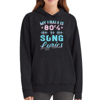 My Brain Is 80 Song Lyrics Funny Singer Catchy Tune Lyrics T Shirt Vintage Hoodie | Artistshot