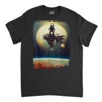 Astronaut Stranded On A Destroyed Space Station Solar System T Shirt Classic T-shirt | Artistshot