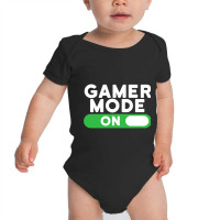 Gamer Mode On Funny Novelty Gaming Video Games T Baby Bodysuit | Artistshot