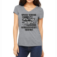 Us Naval Swcc (back Design) Pullover Hoodie Women's V-neck T-shirt | Artistshot