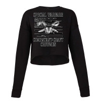 Us Naval Swcc (back Design) Pullover Hoodie Cropped Sweater | Artistshot