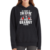 Best Truckin' Granny Ever Usa Flag Father's Day T Shirt Vintage Hoodie | Artistshot