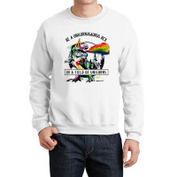 Be A Unicornasaurus Rex In A Field Of Unicorn Dinosaur T Rex Music Vin Crewneck Sweatshirt | Artistshot