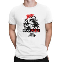 Funny Mamasaurus T Rex Dinosaur Mama Saurus Mother's Family Retro T-shirt | Artistshot