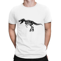 T Rex Trex Dino Dinosaur Black White Sceleton Art Mens My Favorite T-shirt | Artistshot