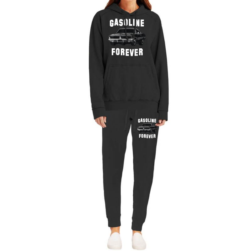 Gasoline Forever Unique Design Anti Electric Vehicle T Shirt Hoodie & Jogger Set | Artistshot