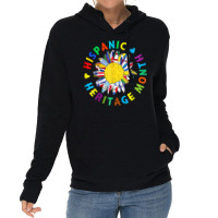 National Hispanic Heritage Month Sunflower Latin Flags T Shirt Lightweight Hoodie | Artistshot