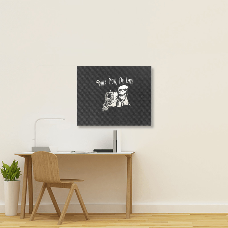 Smile Now Die Later, Smile Now Die Laters, The Smile Now Die Later, Sm Landscape Canvas Print | Artistshot