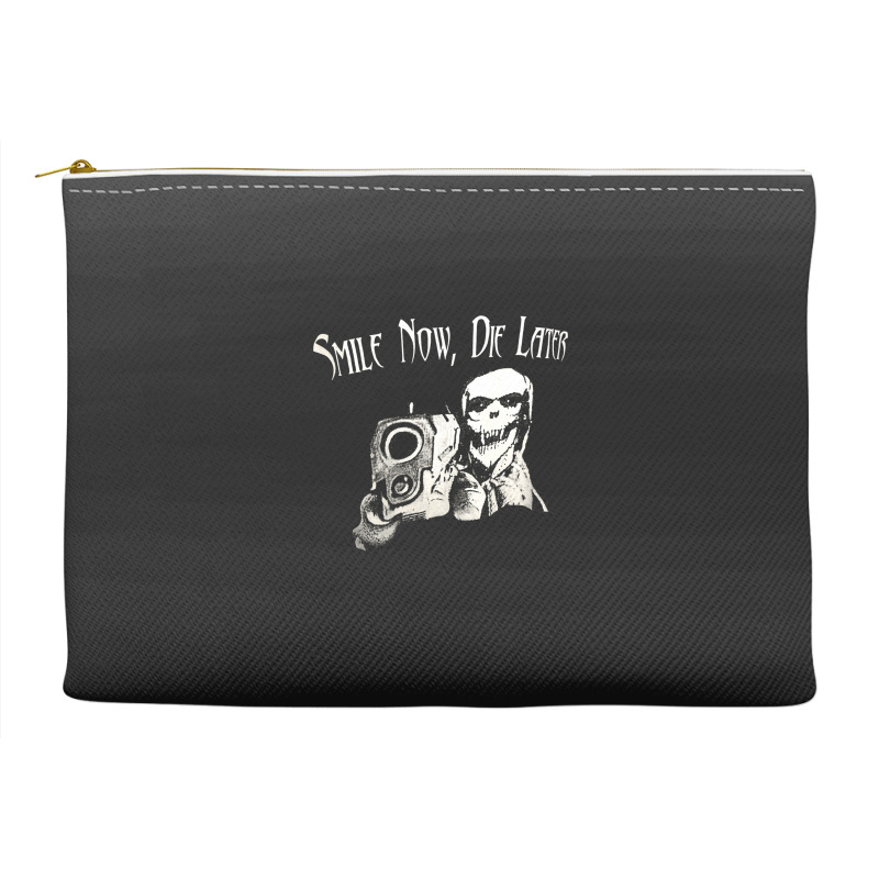 Smile Now Die Later, Smile Now Die Laters, The Smile Now Die Later, Sm Accessory Pouches | Artistshot