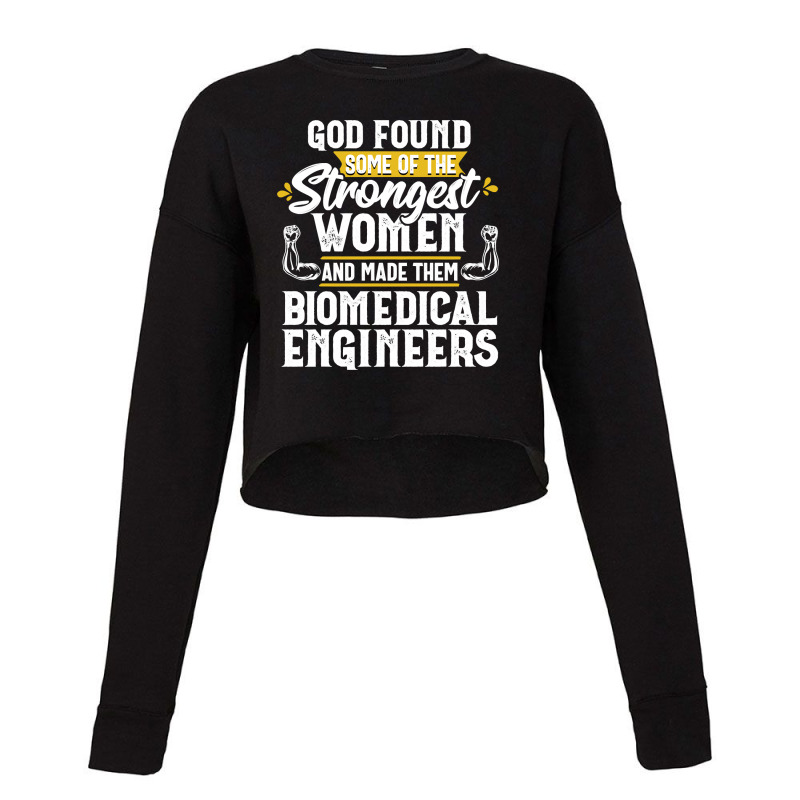 God Found Engineering Biomedical Engineer Gift Women Pullover Hoodie Cropped Sweater by sieuduong86 | Artistshot