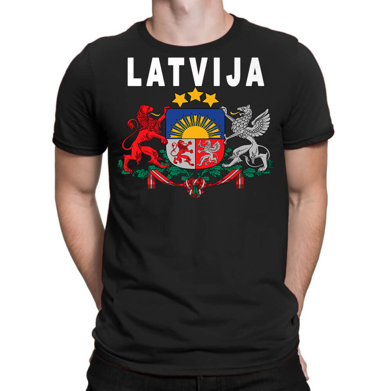 Latvian Language Latvija Emblem Premium T Shirt T-shirt | Artistshot